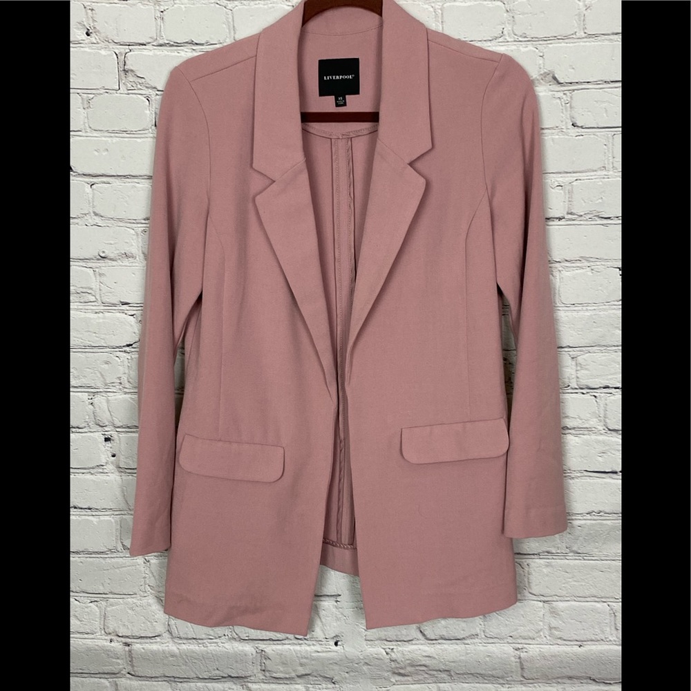 Liverpool Millennial Pink Oversized Blazer